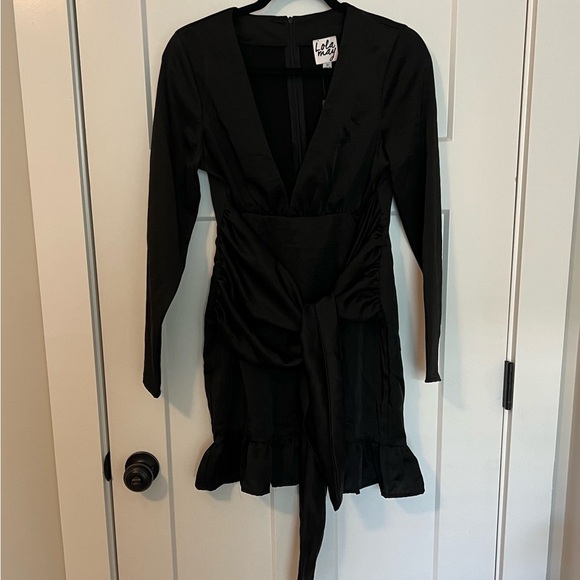 ASOS Lola May wrap dress with ruffle detail - Picture 6 of 7